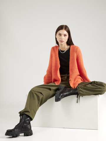 ONLY Strickjacke 'Clare' in Orange