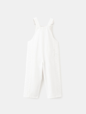 MANGO KIDS regular Overalls 'BLANCA' i hvid