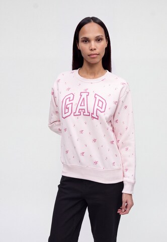 Gap Petite Sweatshirt 'HERITAGE' in Roze: voorkant