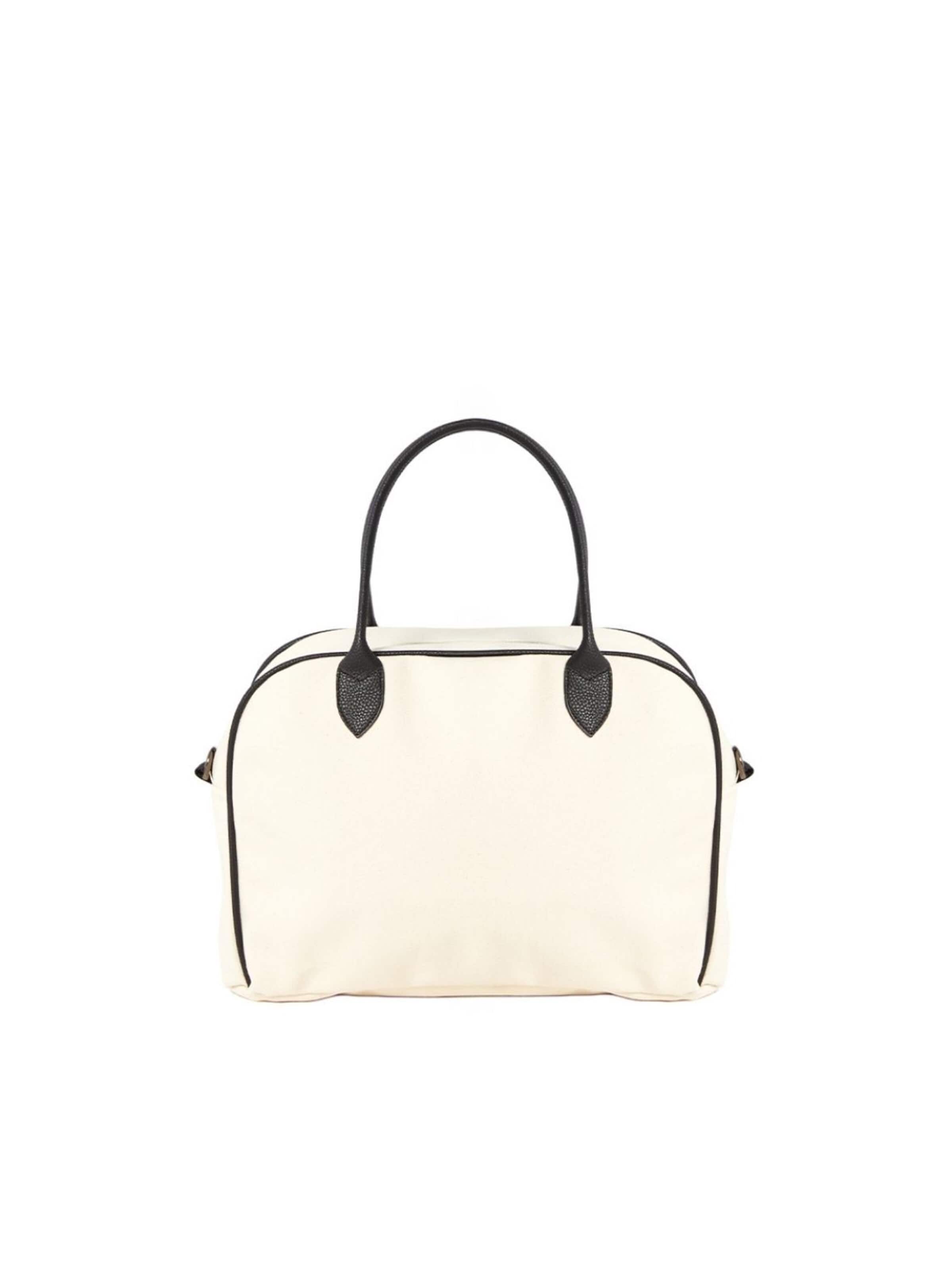 VINT+ Handbag 'Bowling Bag' in Beige