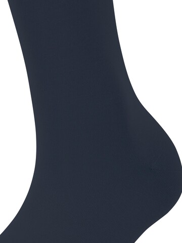 FALKE Knee High Socks 'Cotton Touch' in Blue