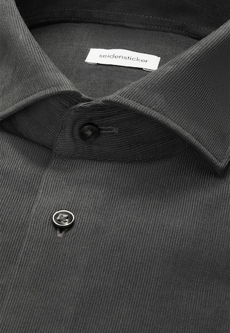 SEIDENSTICKER Regular fit Button Up Shirt in Grey