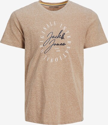 JACK & JONES T-Shirt 'WILLOW' in Braun: predná strana