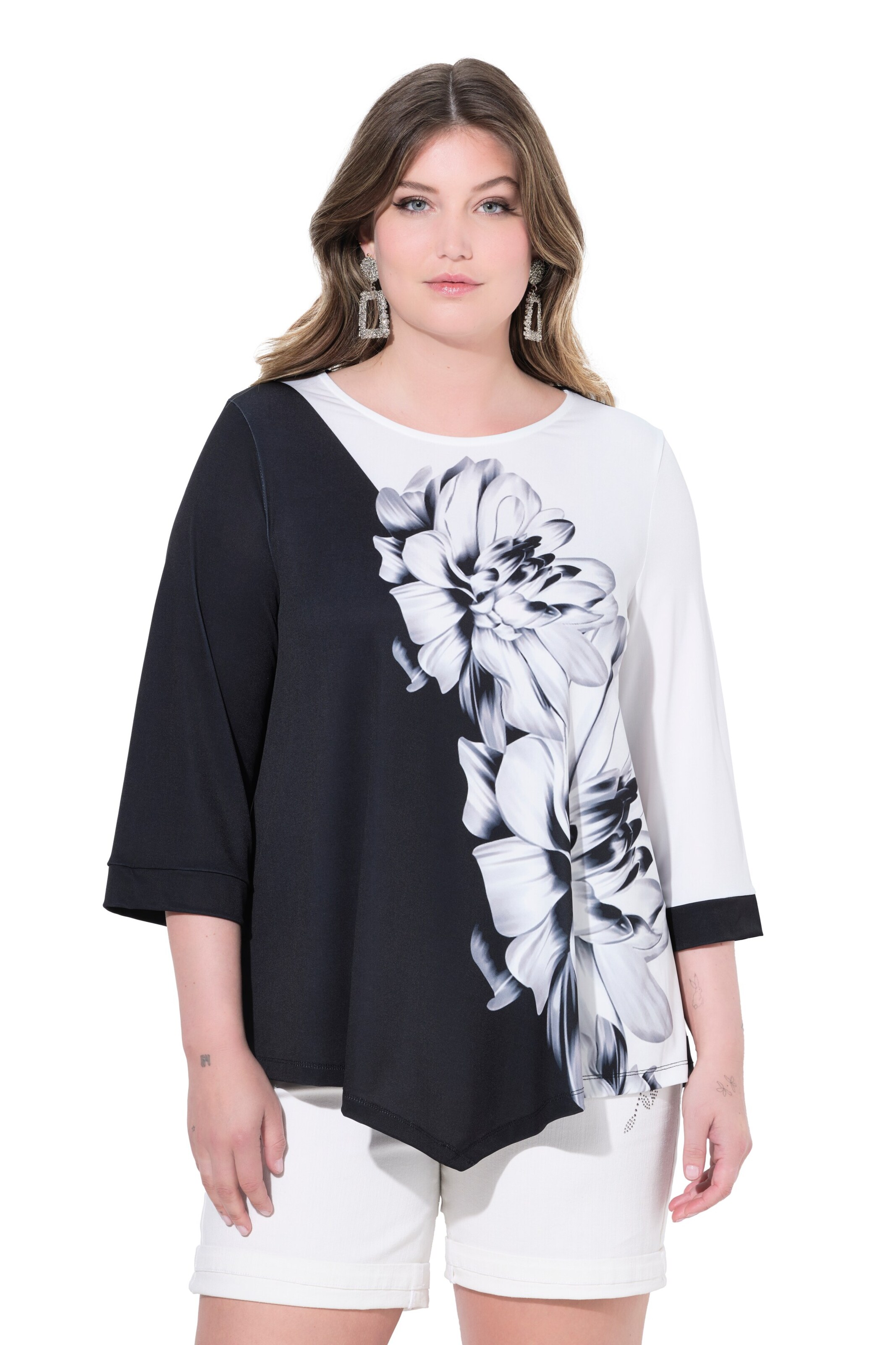 MIAMODA Shirt in Zwart: voorkant