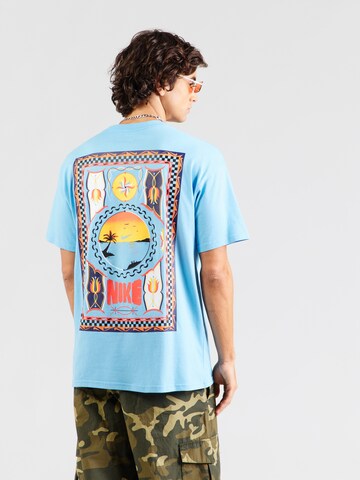 Nike Sportswear Shirt 'PALM TREE' in Blauw