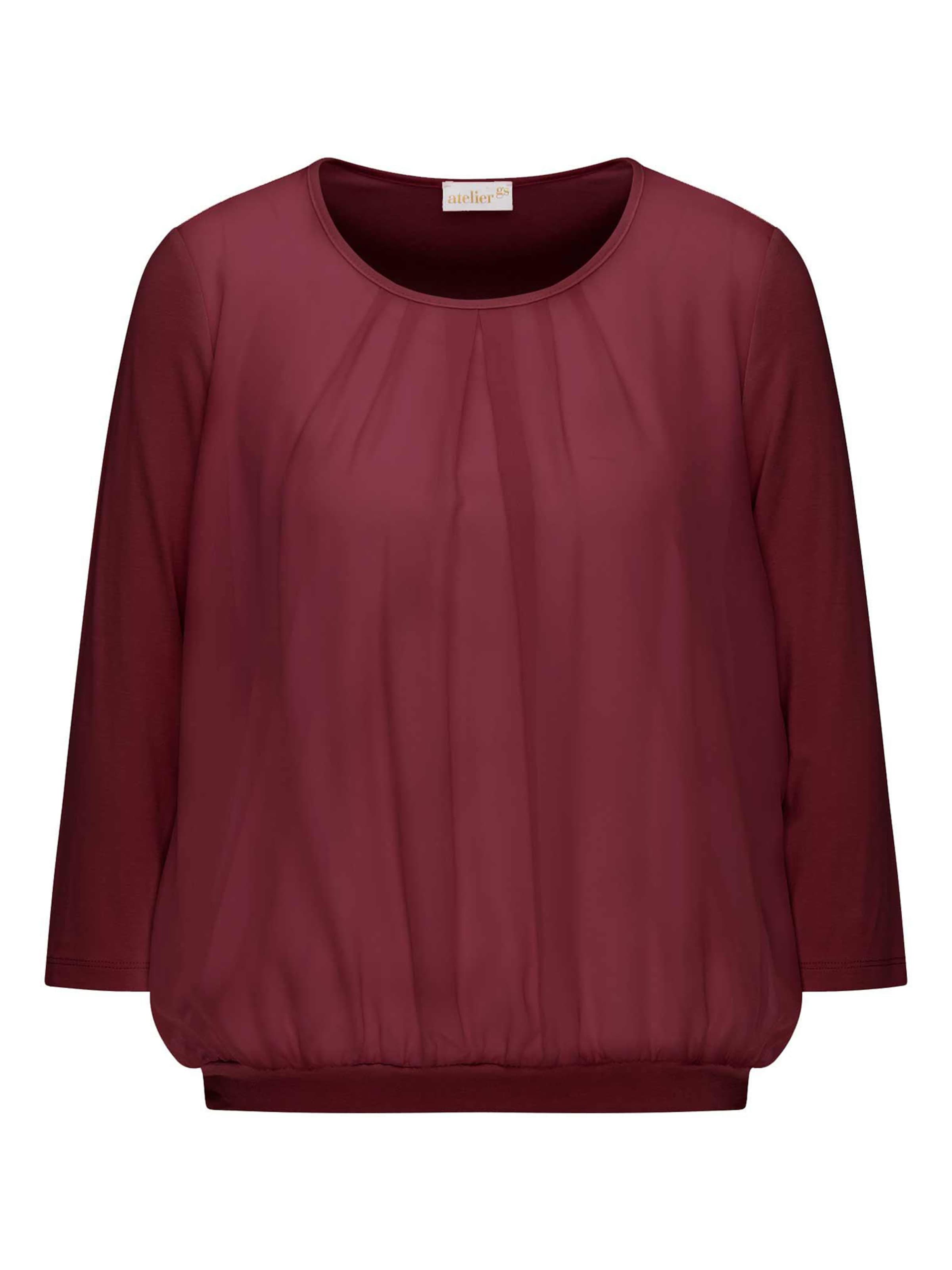 Goldner Bluse in Rot: Vorderseite