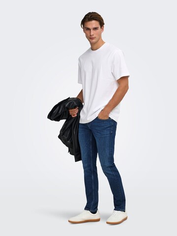 Only & Sons Slimfit Jeans 'ONSLoom' in Blauw