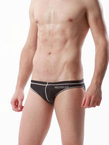 SEOBEAN Badehose in Schwarz: Vorderseite