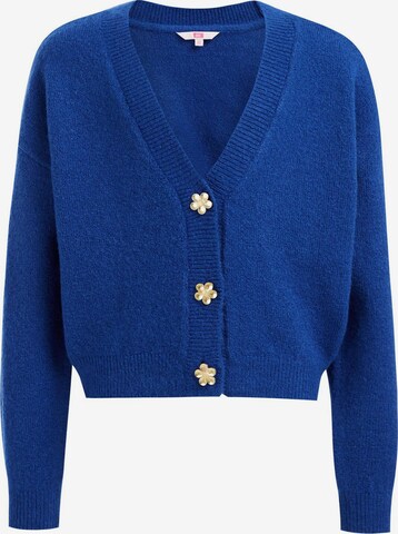 WE Fashion Strickjacke in Blau: predná strana