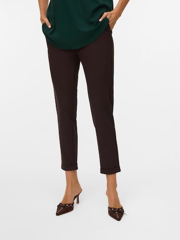 VERO MODA Regular Broek 'VMMAYA' in Bruin: voorkant