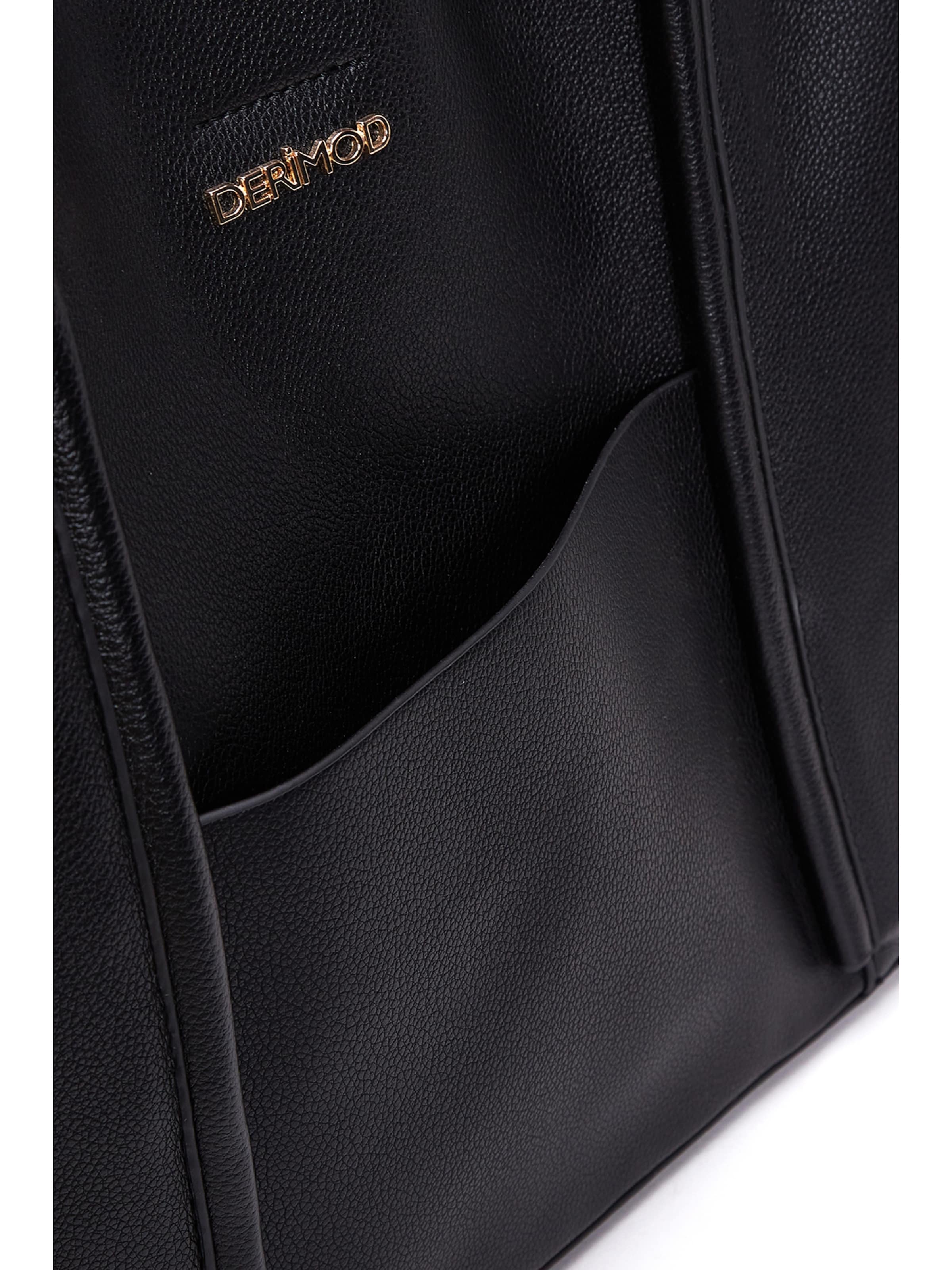 Derimod Schultertasche in Schwarz