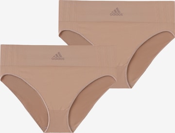 ADIDAS SPORTSWEAR Panty ' HI LEG BRIEF ' in Brown: front