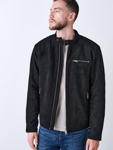 Veste mi-saison 'Borg' Next en noir : devant