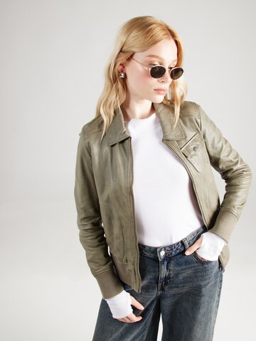 OAKWOOD Between-Season Jacket 'GIRL' in Green: front