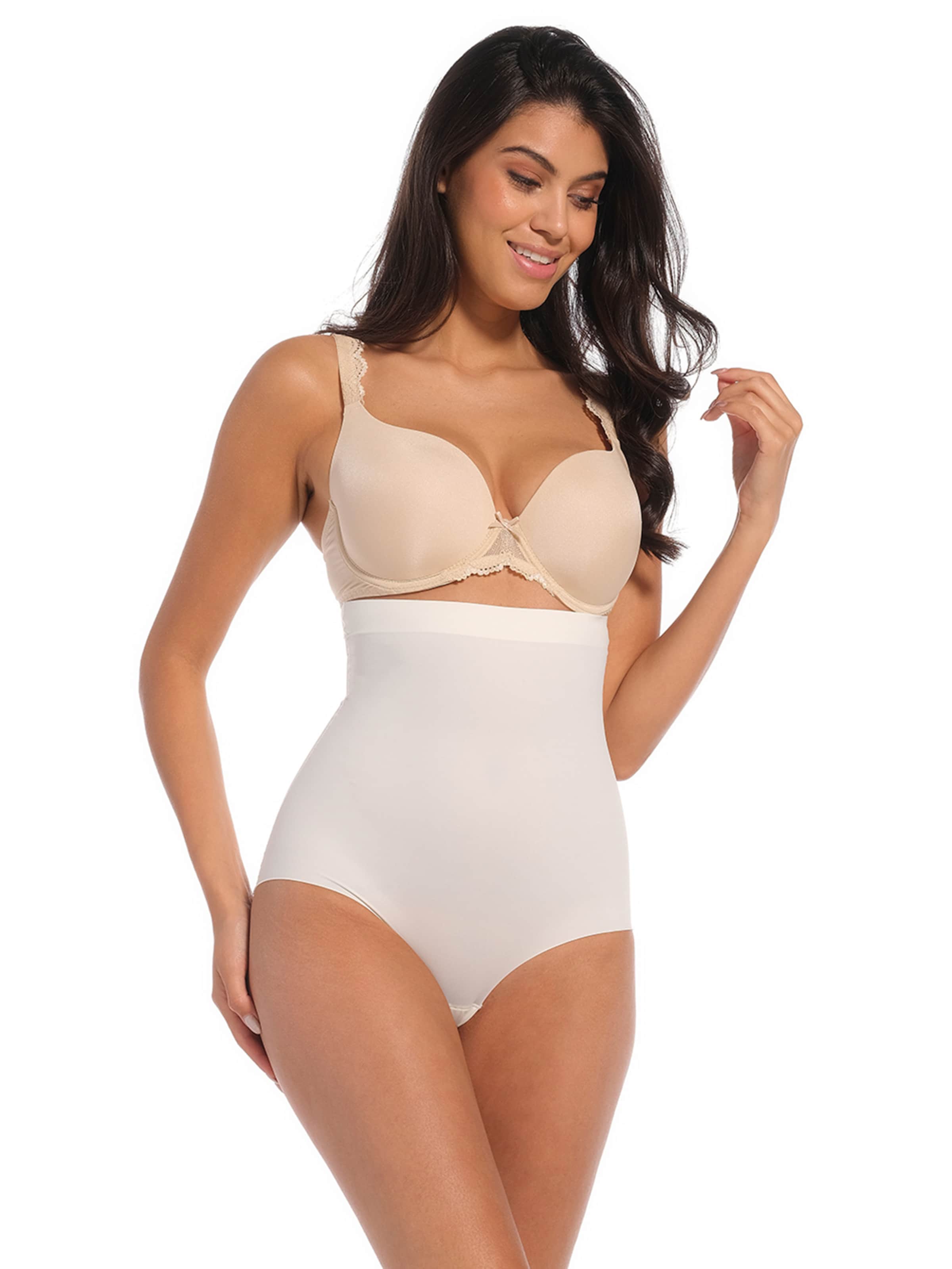 Regular Slip scultant 'Maxi Sexy' MAGIC Bodyfashion en blanc : devant