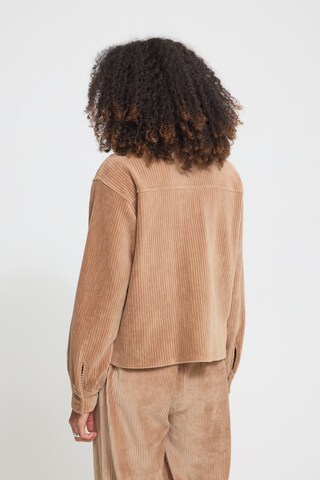 Chemisier 'TAMARY' ICHI en marron