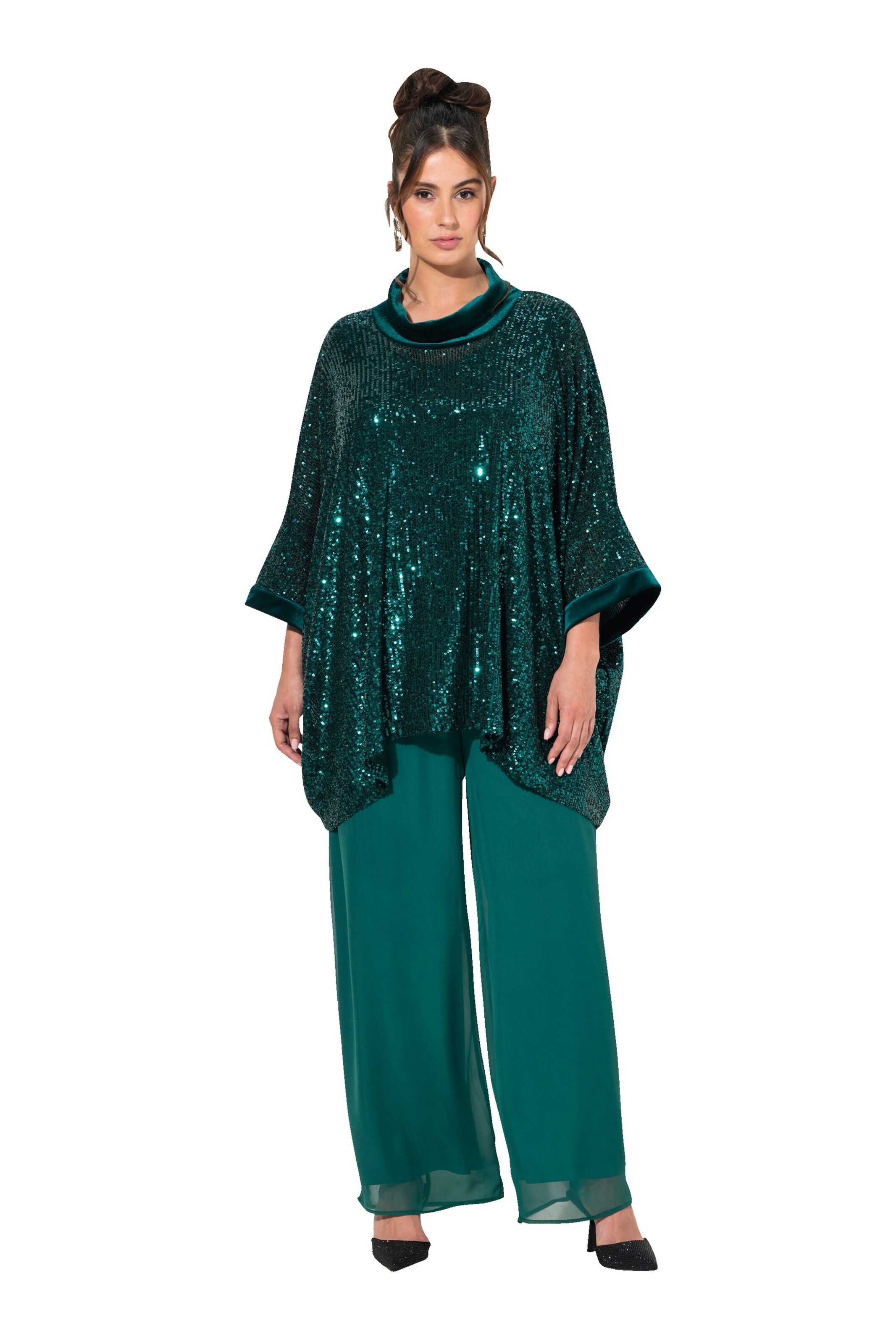 Ulla Popken Tunic in Green: front