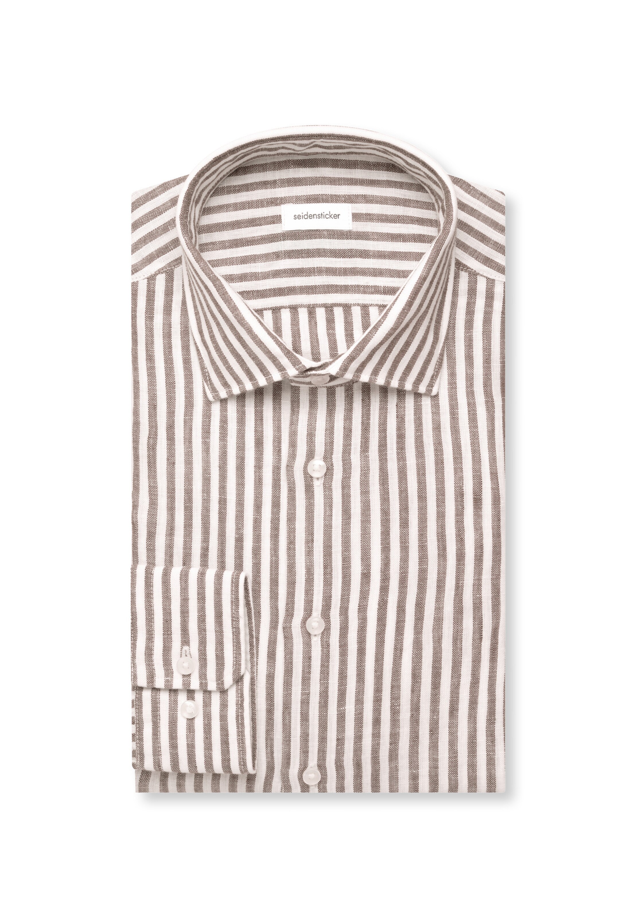Fit confort Chemise business SEIDENSTICKER en marron