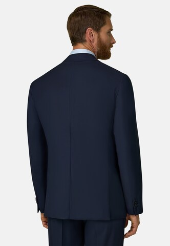 Boggi Milano Regular fit Business-colbert in Blauw: terug
