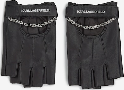 Karl Lagerfeld Kynsikkäät värissä musta / valkoinen, Tuotenäkymä