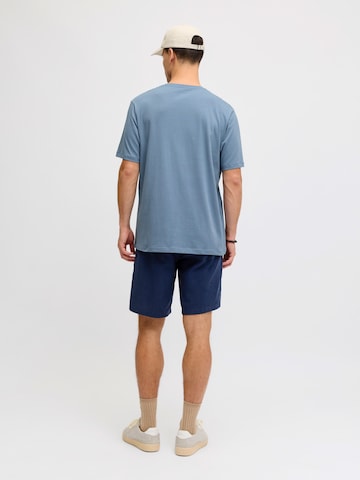 JJ Rebel Tričko 'JREBZACK' - Modrá