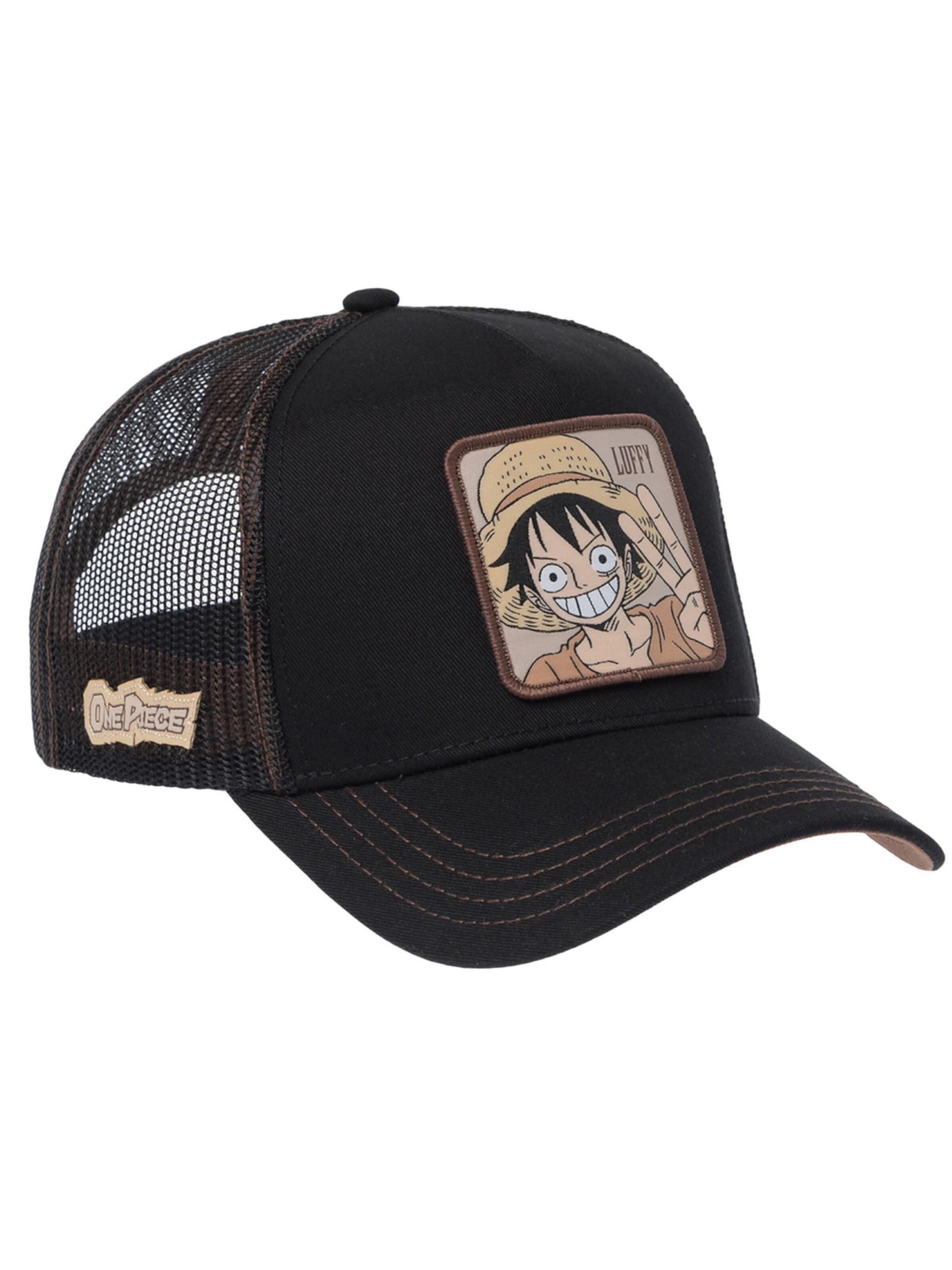 Capslab Cap 'One Piece Trucker' in Black