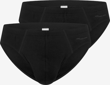 Mey Slip 'Casual Cotton' in Schwarz: Vorderseite