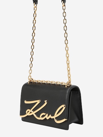 Borsa a tracolla di Karl Lagerfeld in nero: frontale