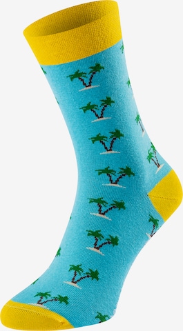 Chili Lifestyle Socks 'Banderole Leisure Socks' in Blue: front