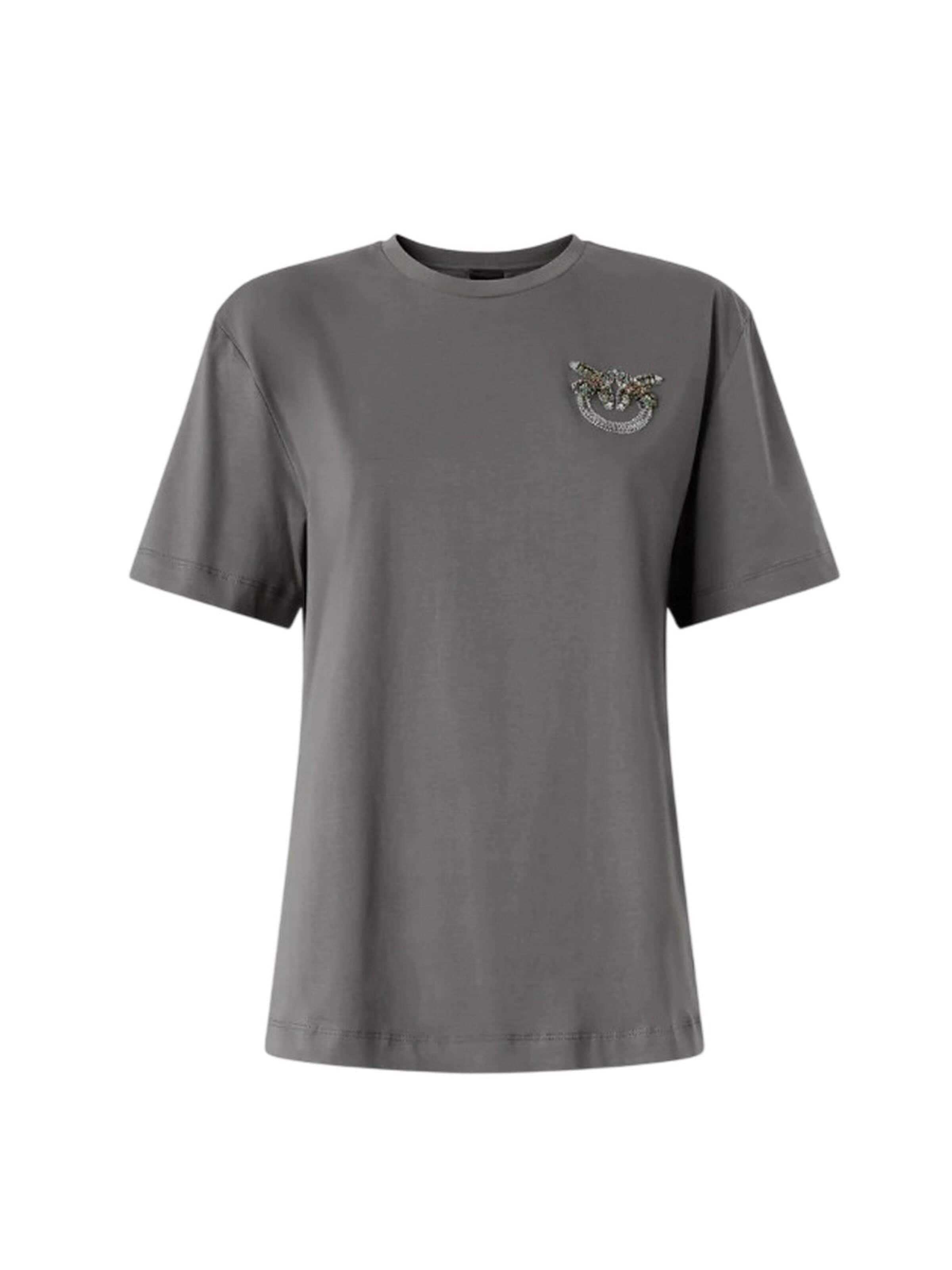 PINKO - Camiseta en gris: frente