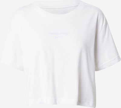 NIKE Funktionsshirt 'PRO' in pastelllila / weiß, Produktansicht