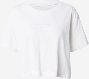 NIKE - Camisa funcionais 'PRO' em branco: frente