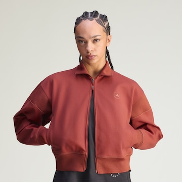 Bluză cu fermoar sport de la ADIDAS BY STELLA MCCARTNEY pe maro
