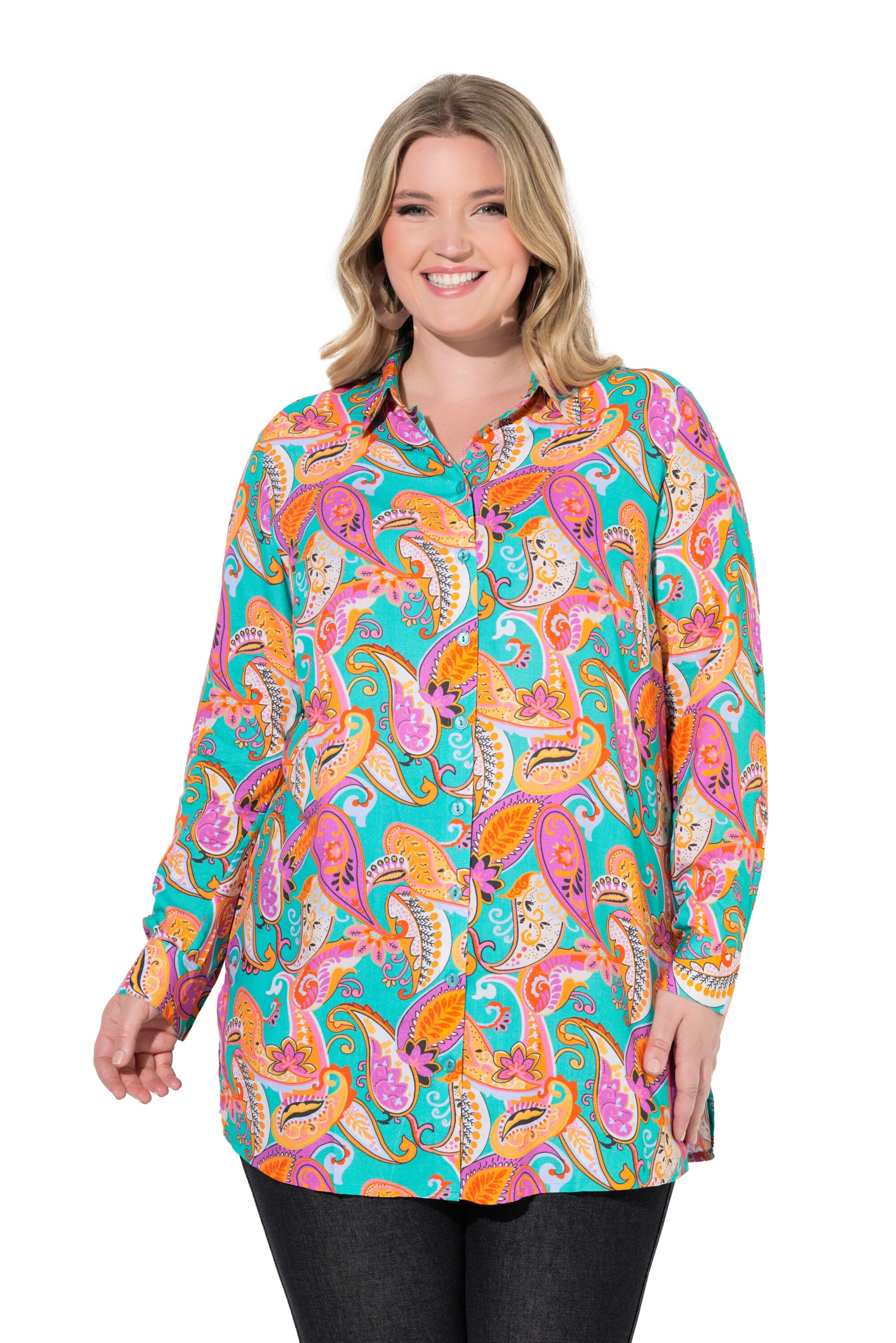 MIAMODA Bluse in Grün: Vorderseite