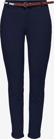 Pantaloni chino 'Biana' di ONLY in blu: frontale