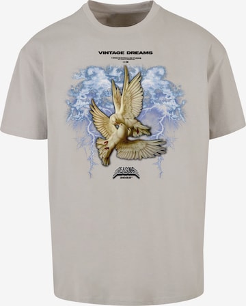 MJ Gonzales T-shirt 'Vintage Dreams' i grå: framsida