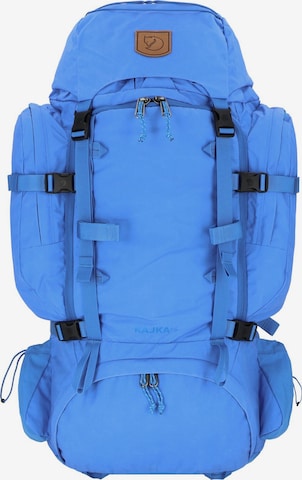 Zaino sportivo 'Kajka 65 ' di Fjällräven in blu: frontale
