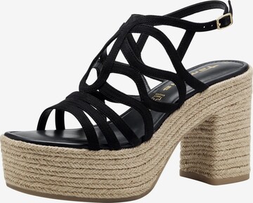 TAMARIS Sandals in Black: front