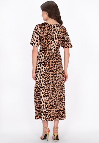 faina - Vestido 'Festive' en marrón