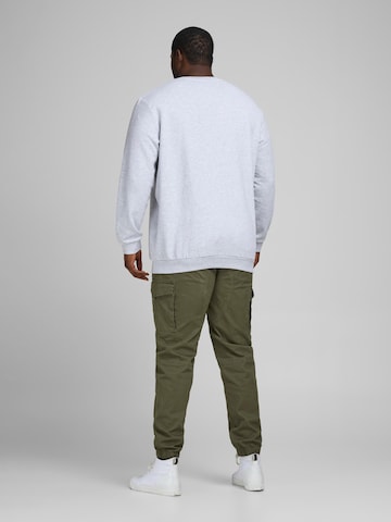 Effilé Pantalon cargo 'Paul' Jack & Jones Plus en vert