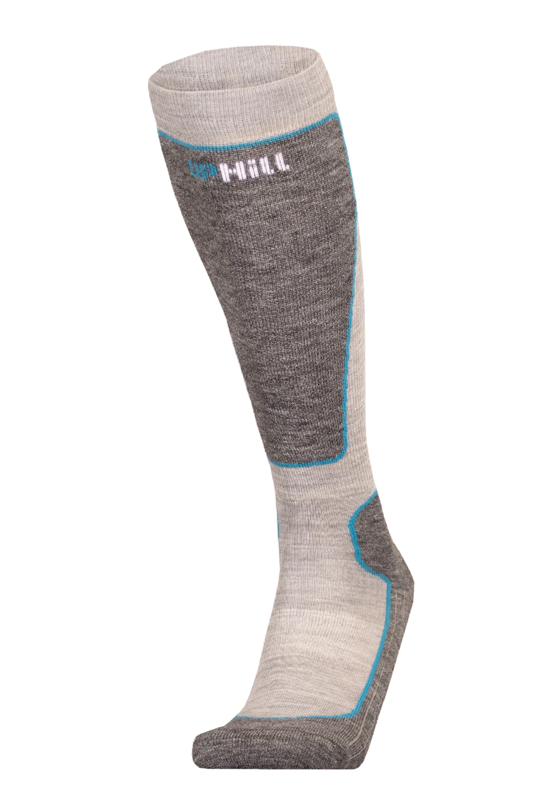UphillSport Athletic Socks 'VALTA' in Grey: front