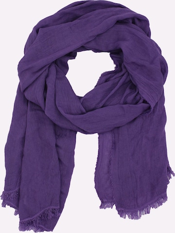 Leslii Scarf in Purple: front