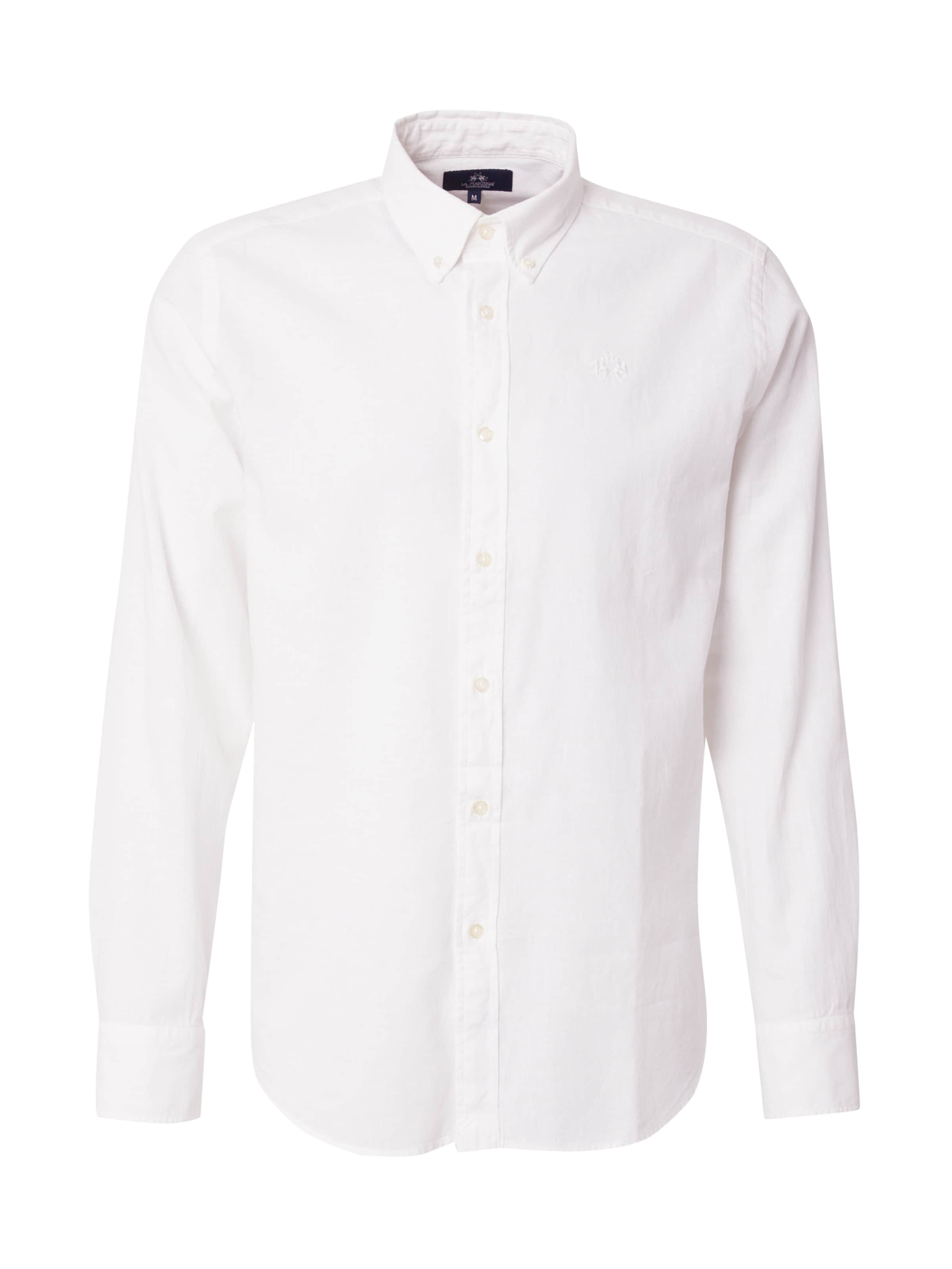 La Martina - Ajuste regular Camisa en blanco: frente