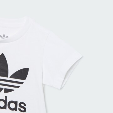 T-Shirt 'Trefoil' ADIDAS ORIGINALS en blanc