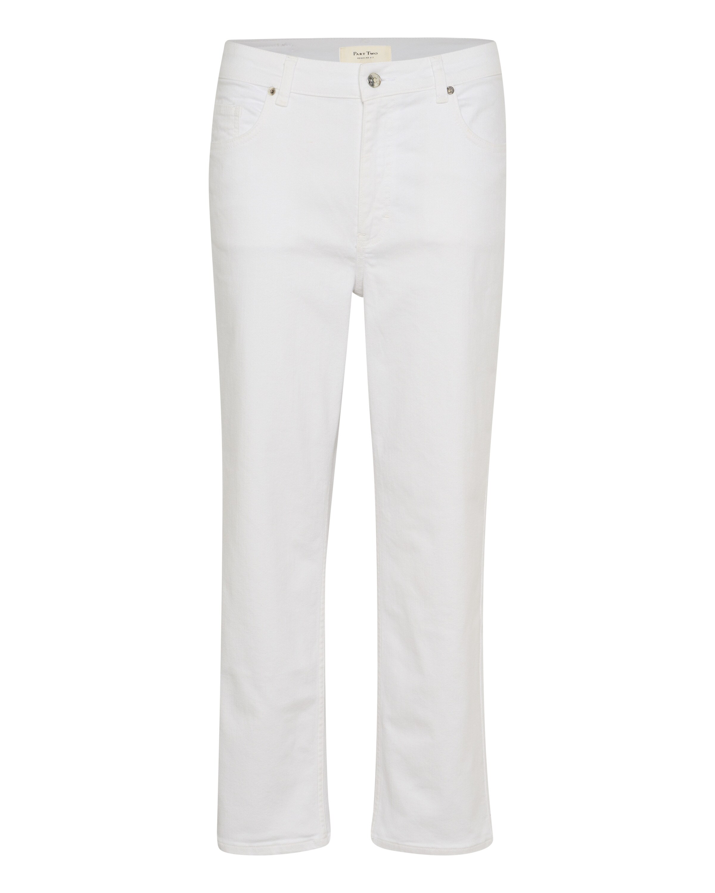 Part Two Regular Jeans in White: front