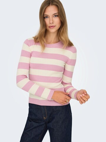 JDY Sweater 'JDYPLUM' in Pink