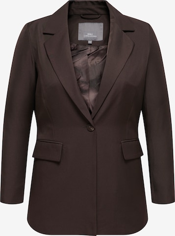 ONLY Carmakoma Blazer 'CARTHEA' in Braun: Vorderseite