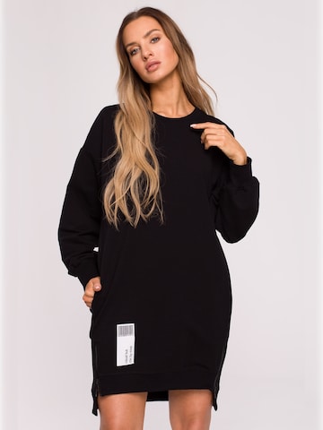 made of emotion - Vestido en negro: frente