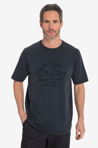 T-Shirt JP1880 en bleu : devant