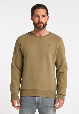 Schmuddelwedda Sweatshirt in Grün: predná strana